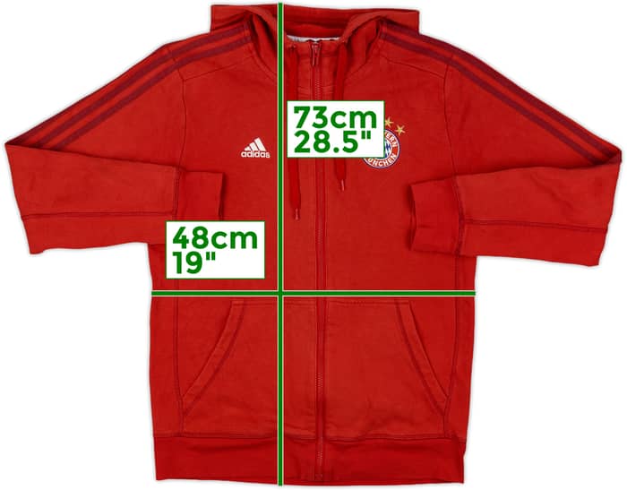 2015-16 Bayern Munich adidas Hooded Track Jacket - 6/10 - (L)