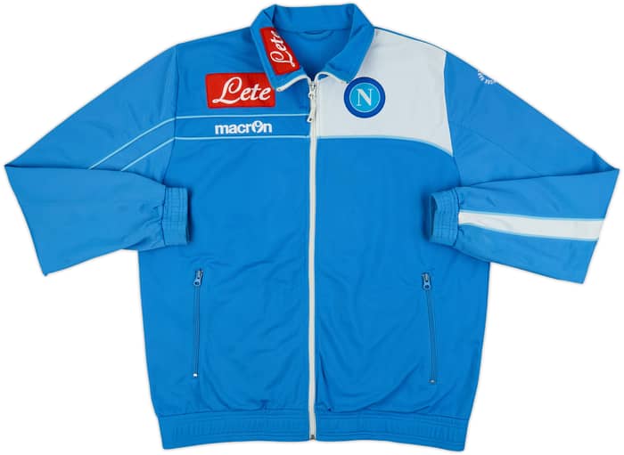 2014-15 Napoli Macron Track Jacket - 8/10 - (XL)