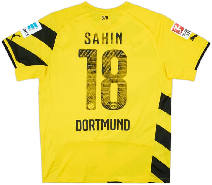Camiseta de local del Borussia Dortmund 2014-15 Sahin #18 - 4/10 - (L)