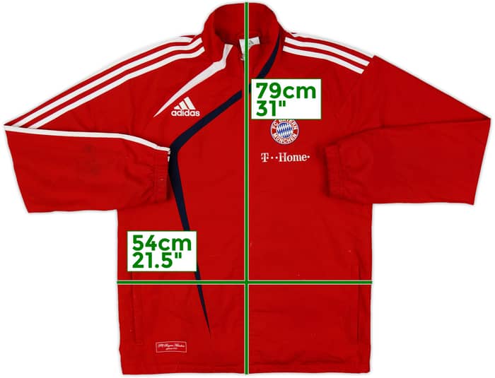 2009-10 Bayern Munich adidas Track Jacket - 6/10 - (S)