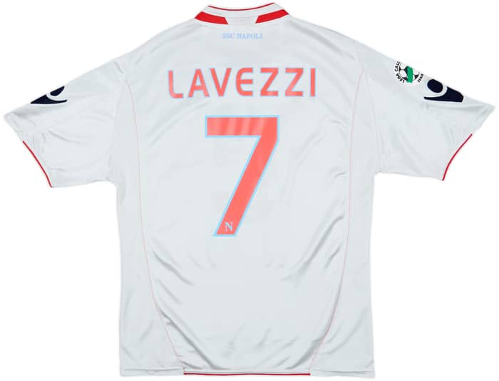 2009-10 Napoli Away Shirt Lavezzi #7 - 5/10 - (M)
