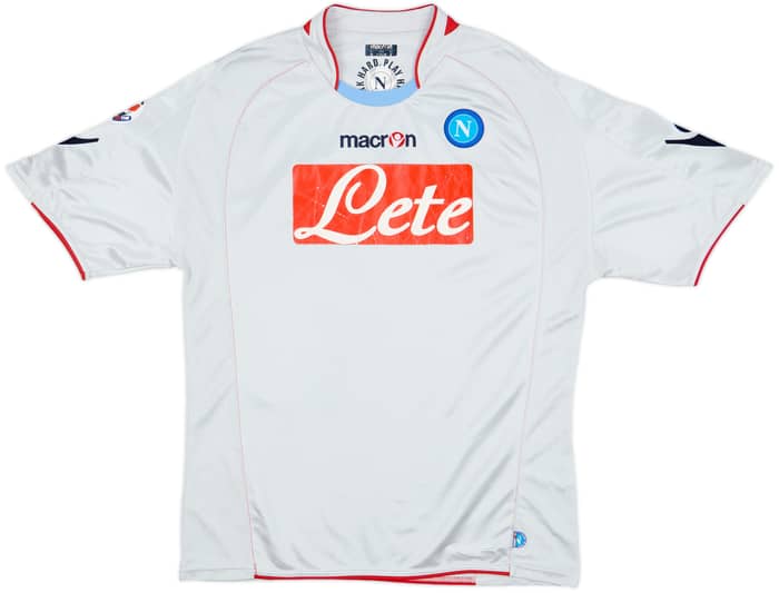 2009-10 Napoli Away Shirt Lavezzi #7 - 5/10 - (M)