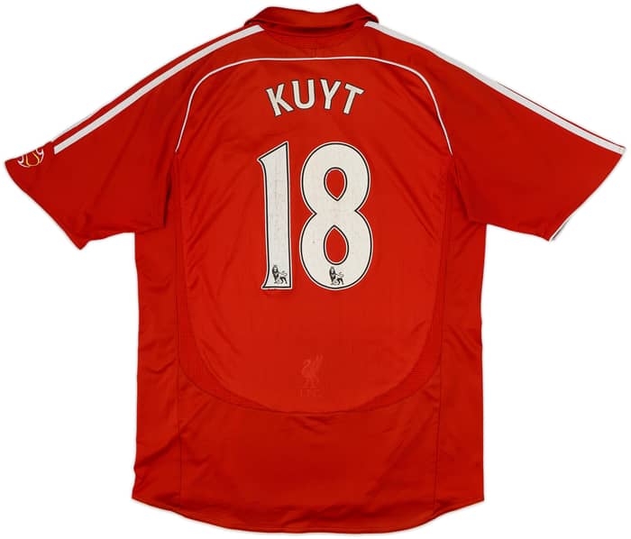 2006-08 Liverpool Home Shirt Kuyt #18 - 5/10 - (L)