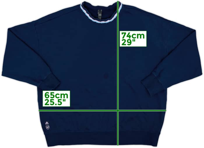 2022-23 Arsenal adidas Sweat Top - 5/10 - (XL)