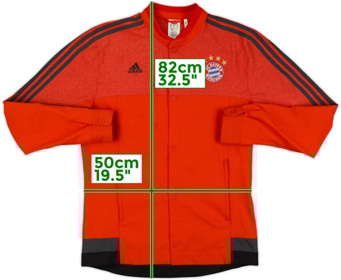 2014-15 Bayern Munich adidas Track Jacket - 8/10 - (M)