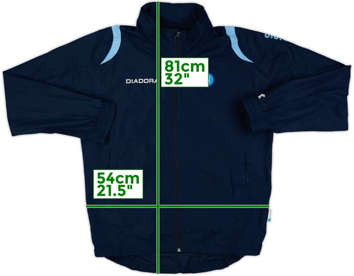 2008-09 Napoli Diadora Track Jacket - 5/10 - (XS)