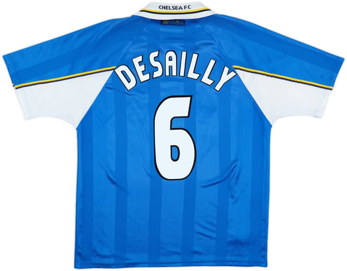 1997-99 Chelsea Home Shirt Desailly #6 - 8/10 - (XL)