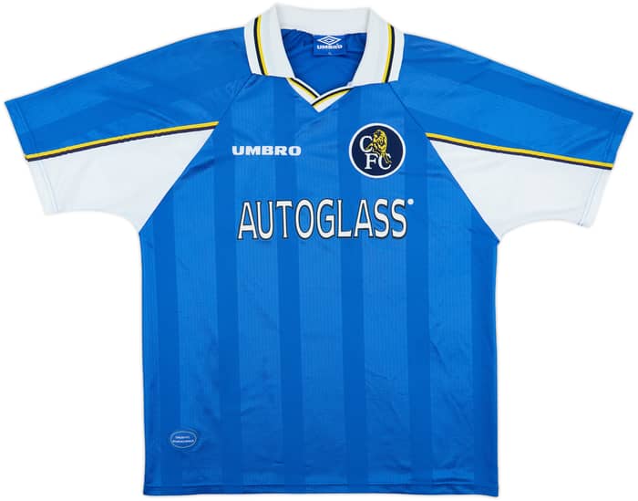 1997-99 Chelsea Home Shirt Desailly #6 - 8/10 - (XL)