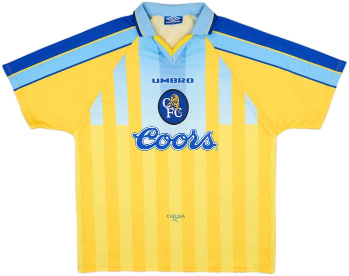 1996-97 Chelsea Away Shirt Vialli #9 - 6/10 - (XL)