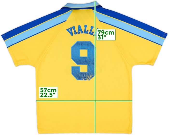 1996-97 Chelsea Away Shirt Vialli #9 - 6/10 - (XL)