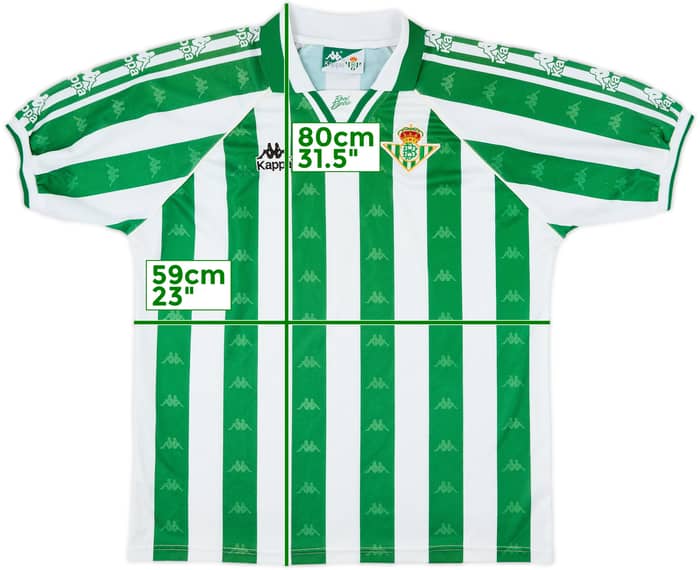 1995-97 Real Betis Home Shirt - 8/10 - (XL)