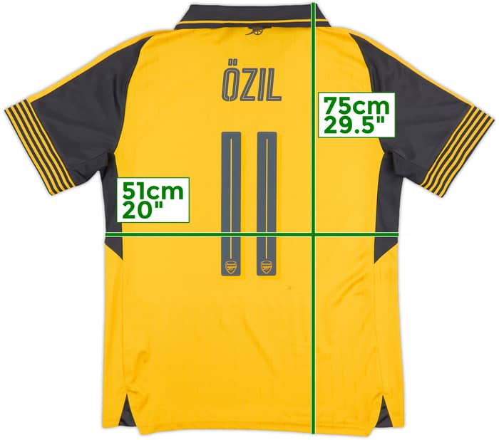 2016-17 Arsenal Away Shirt Ozil #11 - 7/10 - (M)