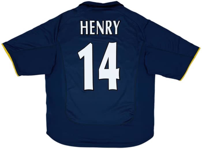 2000-02 Arsenal European Shirt Henry #14 - 7/10 - (L)