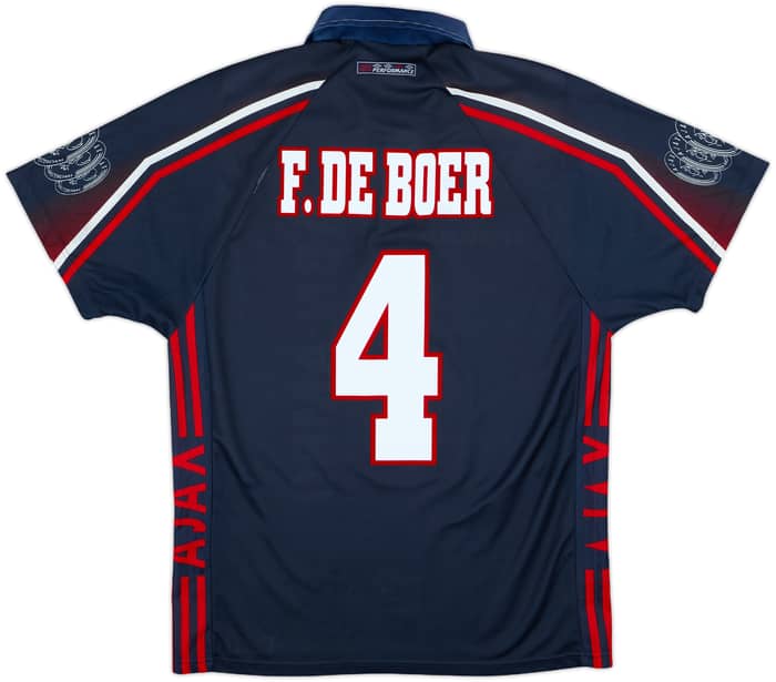 1997-98 Ajax Away Shirt F.De Boer #4 - 5/10 - (M)