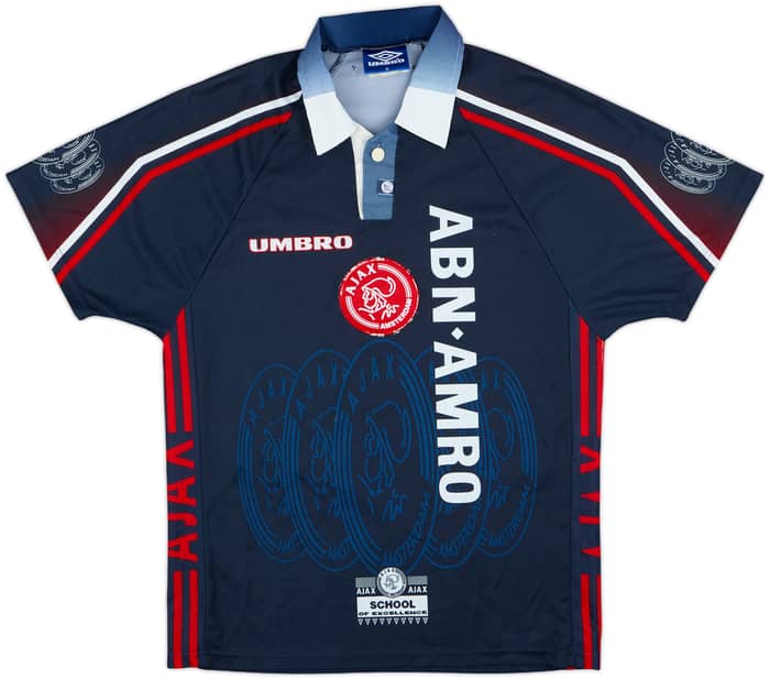 1997-98 Ajax Away Shirt F.De Boer #4 - 5/10 - (M)