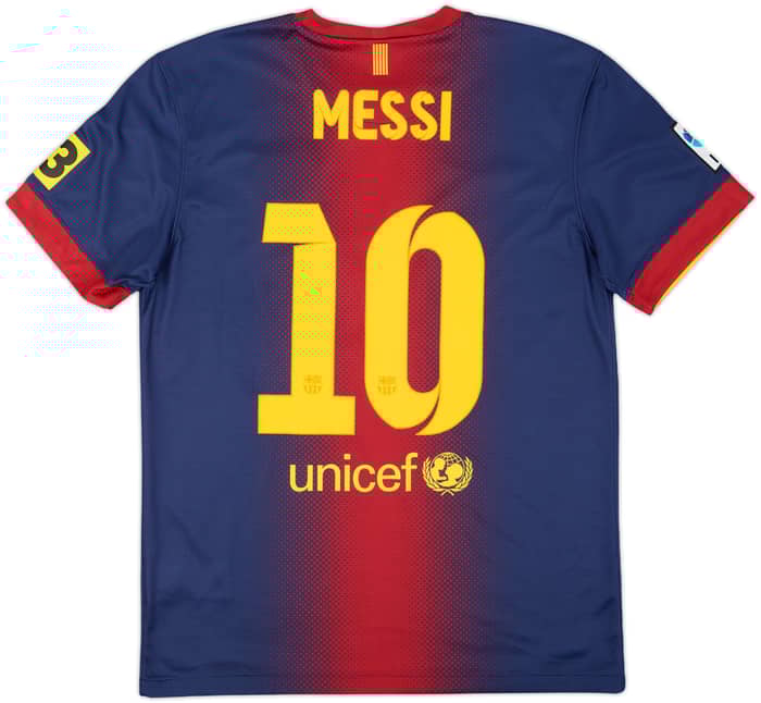 2012-13 Barcelona Home Shirt Messi #10 - 8/10 - (M)