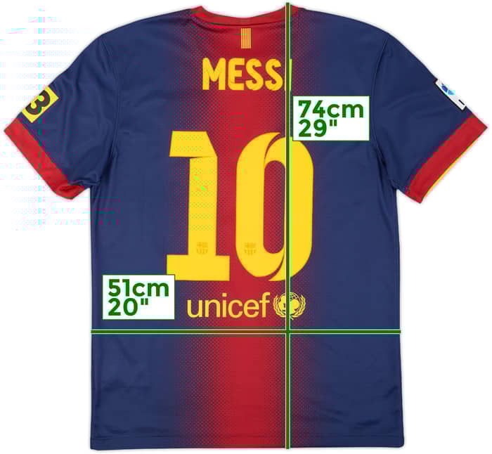 2012-13 Barcelona Home Shirt Messi #10 - 8/10 - (M)