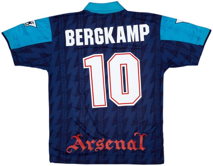 1994-95 Arsenal Away Shirt Bergkamp #10 - 8/10 - (M)