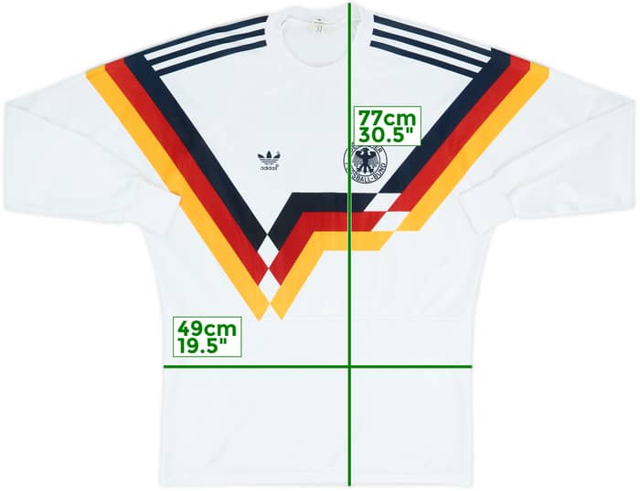 1988-91 West Germany Home L/S Shirt #5 - 10/10 - (M)