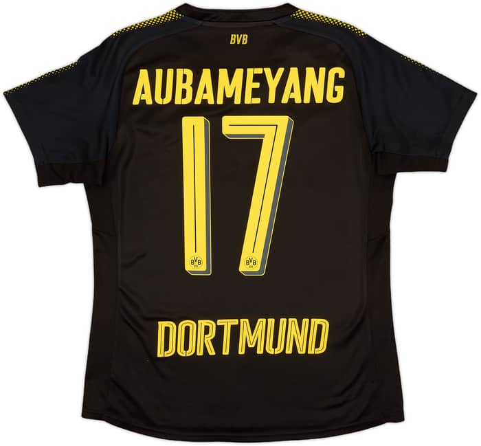 2017-18 Borussia Dortmund Away Shirt Aubameyang #17 - 8/10 - (Women's M)