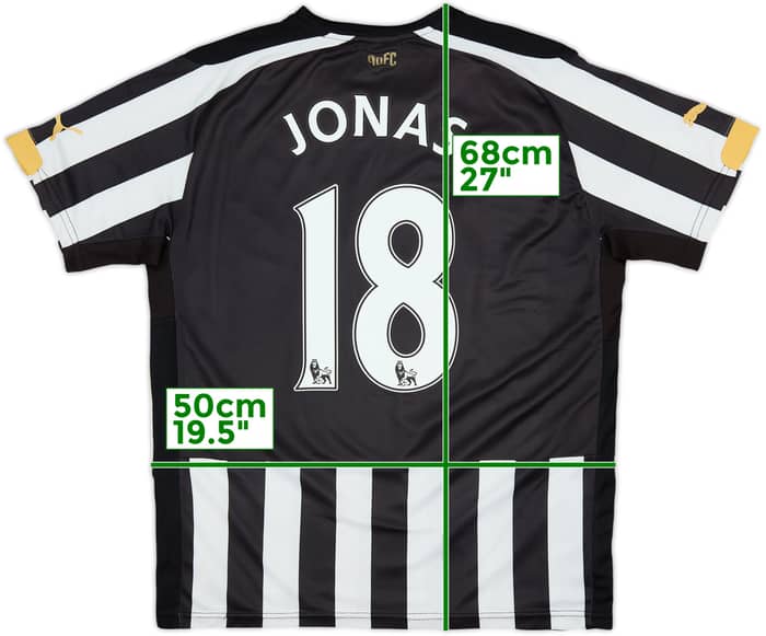 2014-15 Newcastle Home Shirt Jonas #18 - 6/10 - (M)