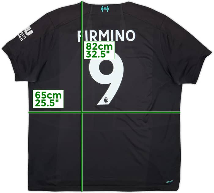 2019-20 Liverpool Third Shirt Firmino #9 - 5/10 - (XXL)