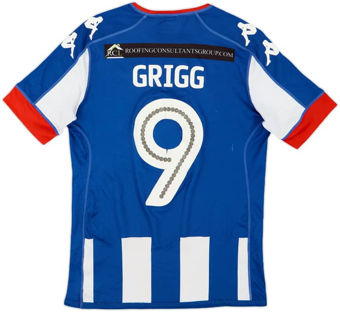 2016-17 Wigan Home Shirt Grigg #9 - 5/10 - (L.Boys)