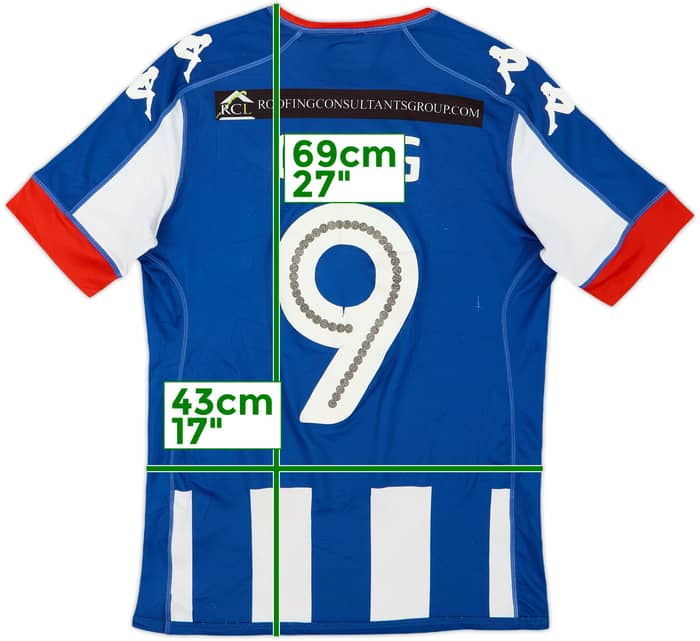 2016-17 Wigan Home Shirt Grigg #9 - 5/10 - (L.Boys)