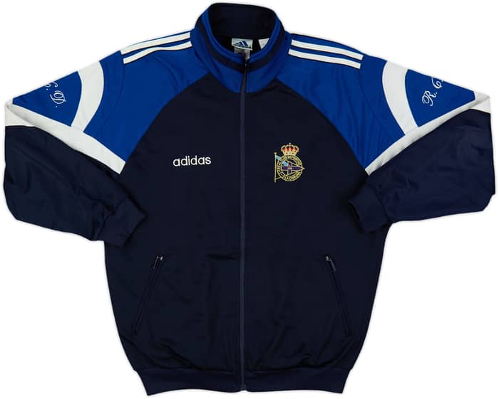 1997-98 Deportivo de La Coruna adidas Track Jacket - 6/10 - (M)