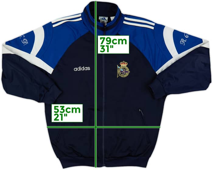 1997-98 Deportivo de La Coruna adidas Track Jacket - 6/10 - (M)
