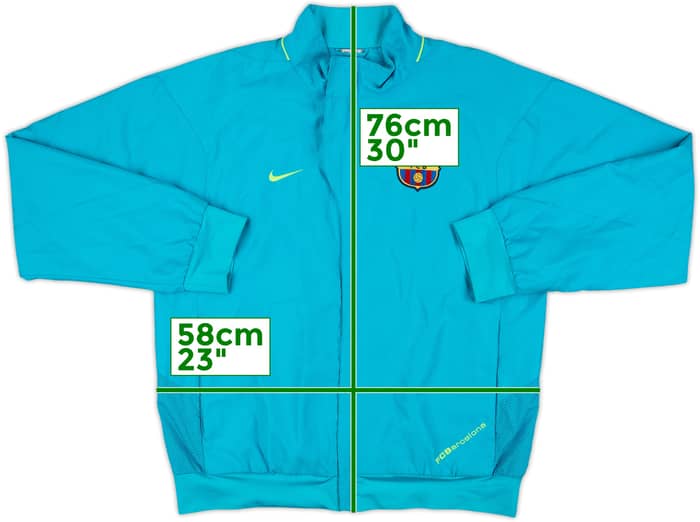 2007-08 Barcelona Nike Track Jacket - 7/10 - (L)