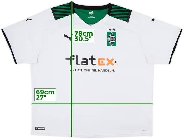 2021-22 Borussia Monchengladbach Home Shirt - 8/10 - (3XL)