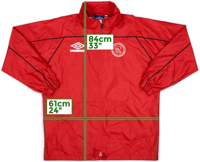 1998-99 Ajax Umbro Rain Jacket - 9/10 - (L)