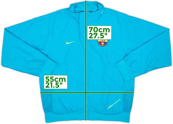 2007-08 Barcelona Nike Track Jacket - 8/10 - (M)
