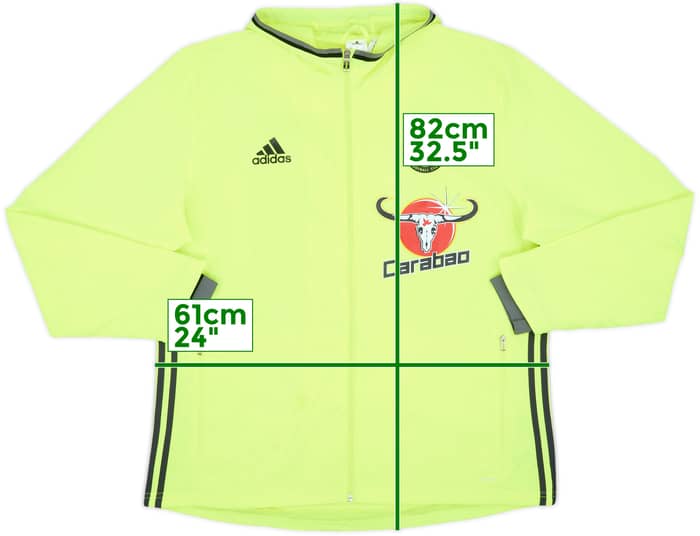 2016-17 Chelsea adidas Hooded Rain Jacket - 6/10 - (XL)