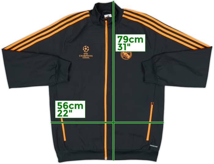 2013-14 Real Madrid adidas CL Track Jacket - 6/10 - (M)