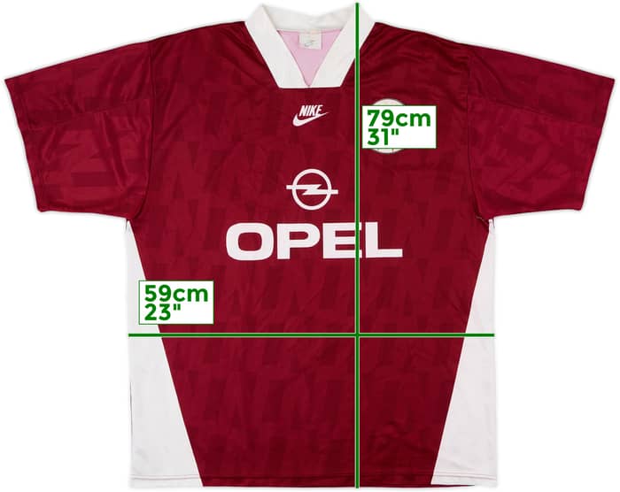 1995-96 Sparta Prague Home Shirt - 5/10 - (XL)
