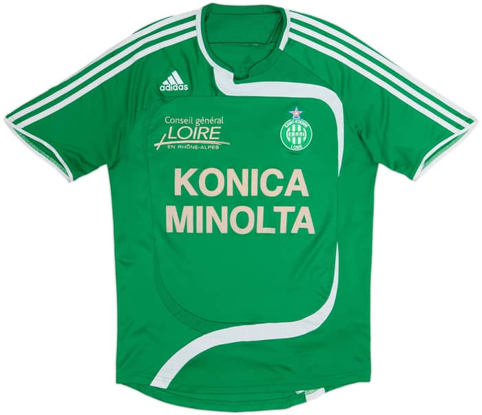 2007-08 Saint Etienne Home Shirt Gomis #18 - 6/10 - (S)