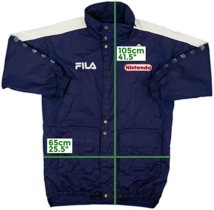 1997-98 Fiorentina Fila Hooded Rain Jacket - 5/10 - (L)