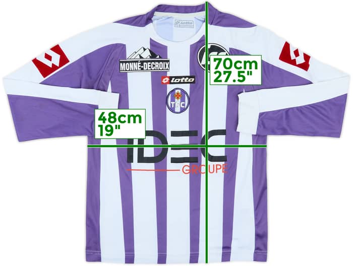 2006-07 Toulouse Home L/S Shirt - 8/10 - (S)