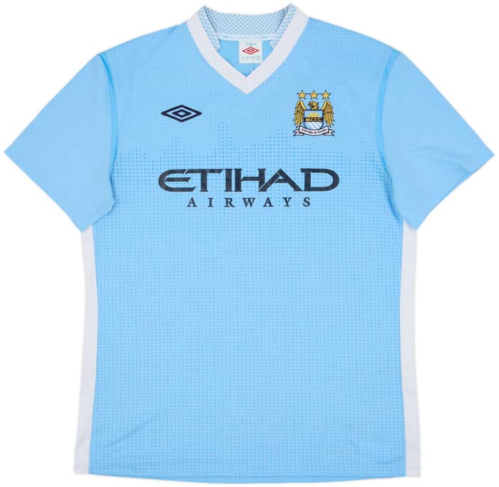 2011-12 Manchester City Home Shirt Toure Yaya #42 - 8/10 - (L)