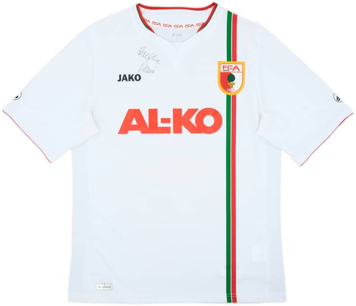 2011-12 Augsburg Signed Home Shirt - 6/10 - (M)