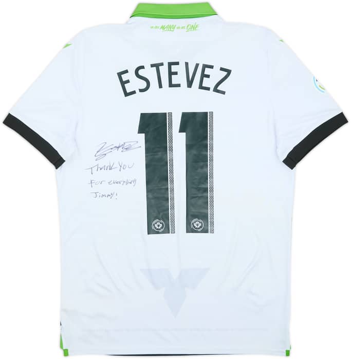 Camiseta de local del York 9 2019 firmada por Estevez #11 (M)