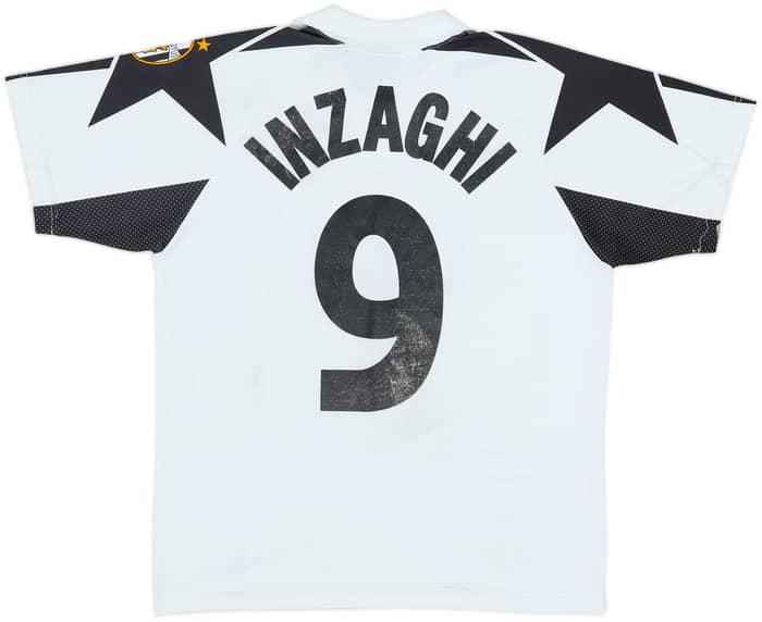1999-00 Juventus Basic Away Shirt Inzaghi #9 - 5/10 - (XL.Boys)