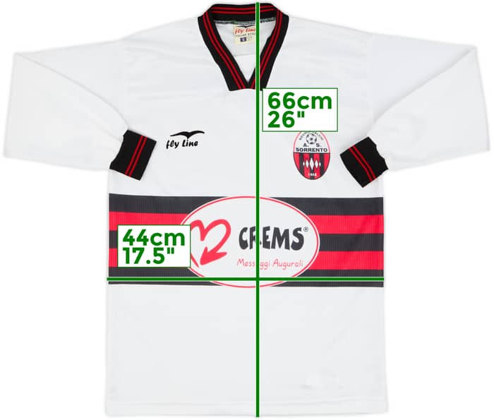1990s Sorrento Away L/S Shirt - 8/10 - (S)