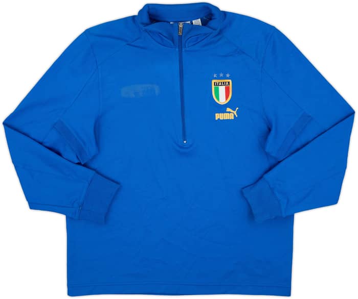 2003-04 Italy Puma 1/4 Zip Drill Top - 5/10 - (L)