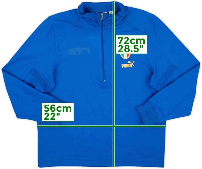 2003-04 Italy Puma 1/4 Zip Drill Top - 5/10 - (L)