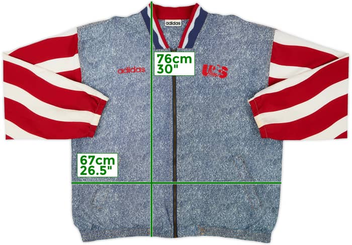 1994 USA adidas Track Jacket - 8/10 - (XXL)