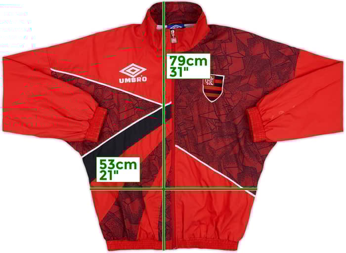 1998-99 Flamengo Umbro Track Jacket - 8/10 - (S)