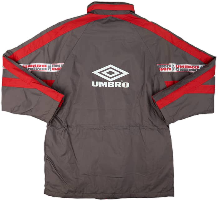 1995-96 Ajax Umbro Padded Bench Coat - 10/10 - (L)